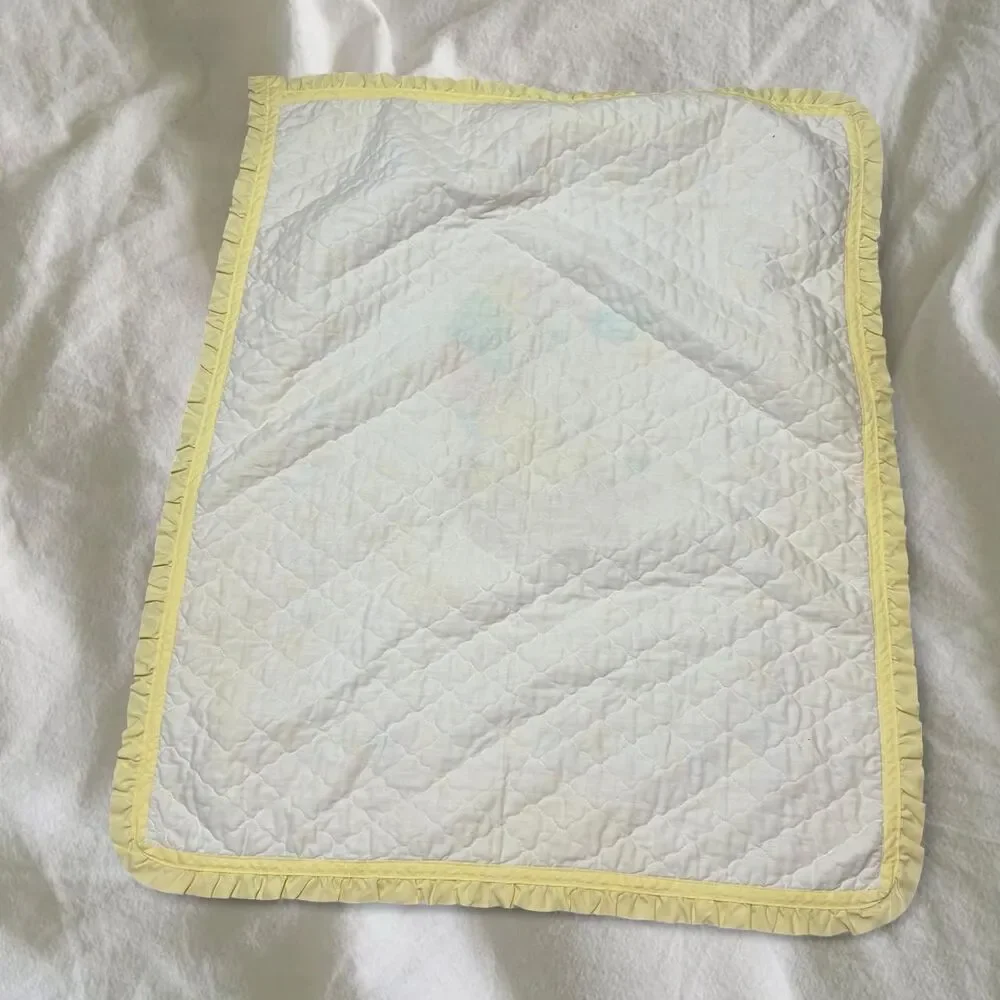 Vintage Care Bear Baby Pastel Kids Y2K Character Quilt